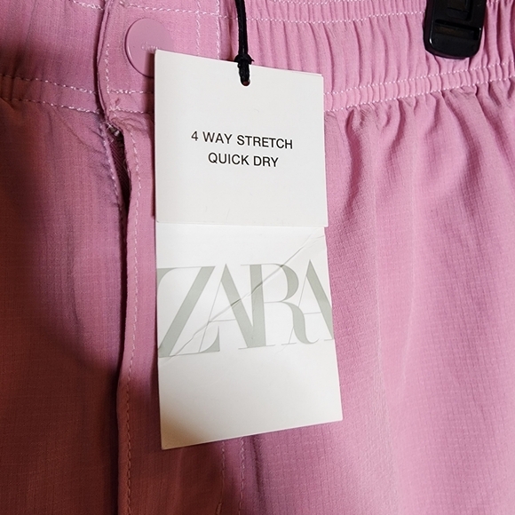 NWT Zara dnwr pink active shorts. Men's size medium. 7" inseam - Picture 11 of 15